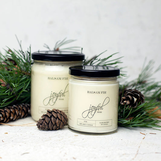 Balsam Fir 8oz & 16oz Soy Wax Candles