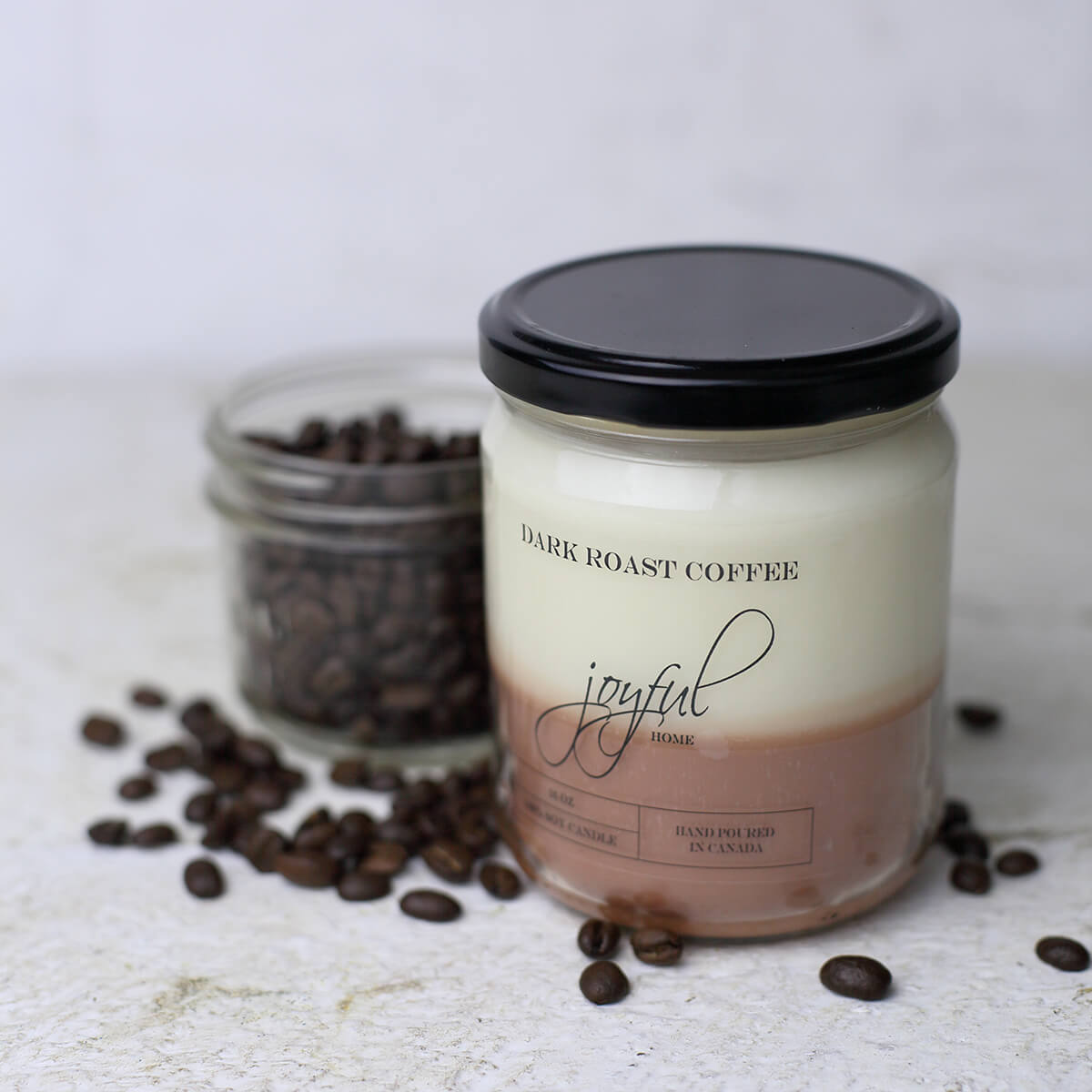 Dark Roast Coffee 16oz Soy Wax Candle