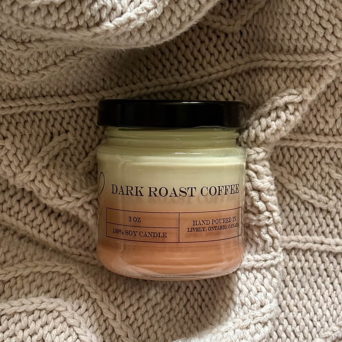 Dark Roast Coffee 3oz Soy Wax Candle