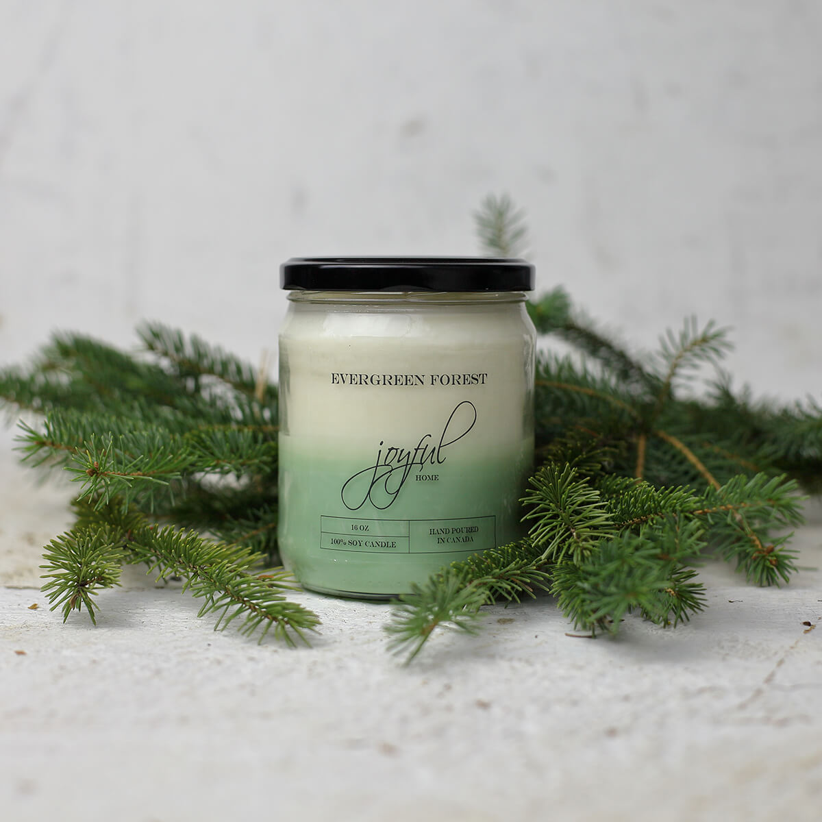 Evergreen Forest 16oz Soy Wax Candle
