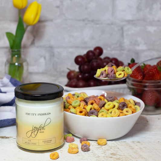 Fruity Pebbles 8oz Soy Wax Candle