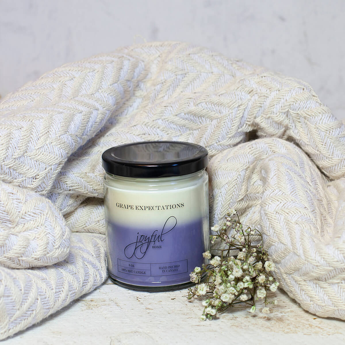 Grape Expectations 8oz Soy Wax Candle