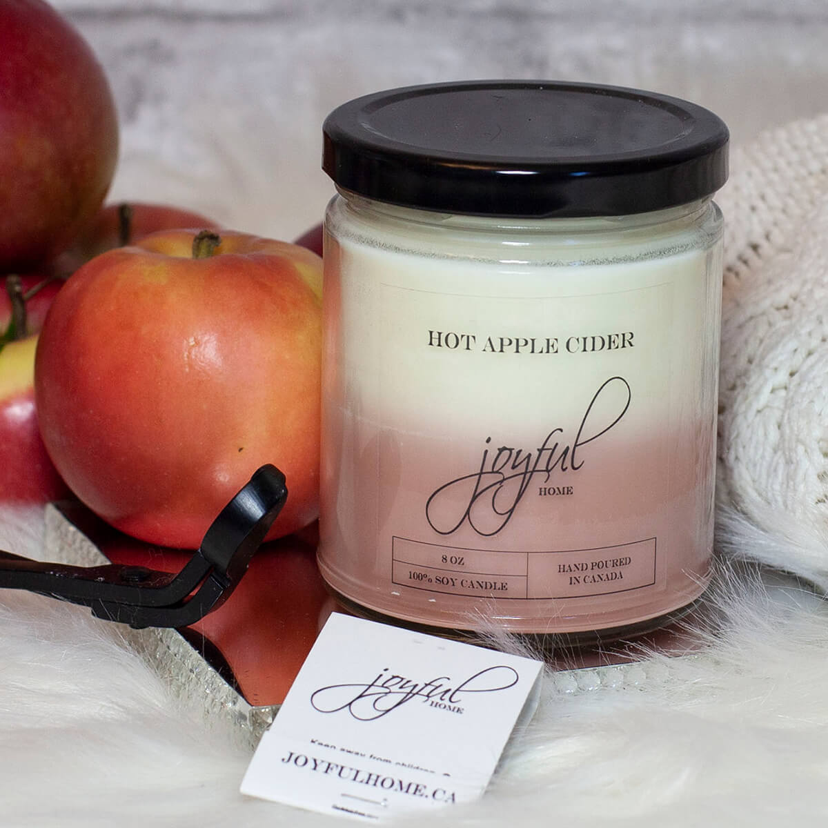 Hot Apple Cider 8oz Soy Wax Candle