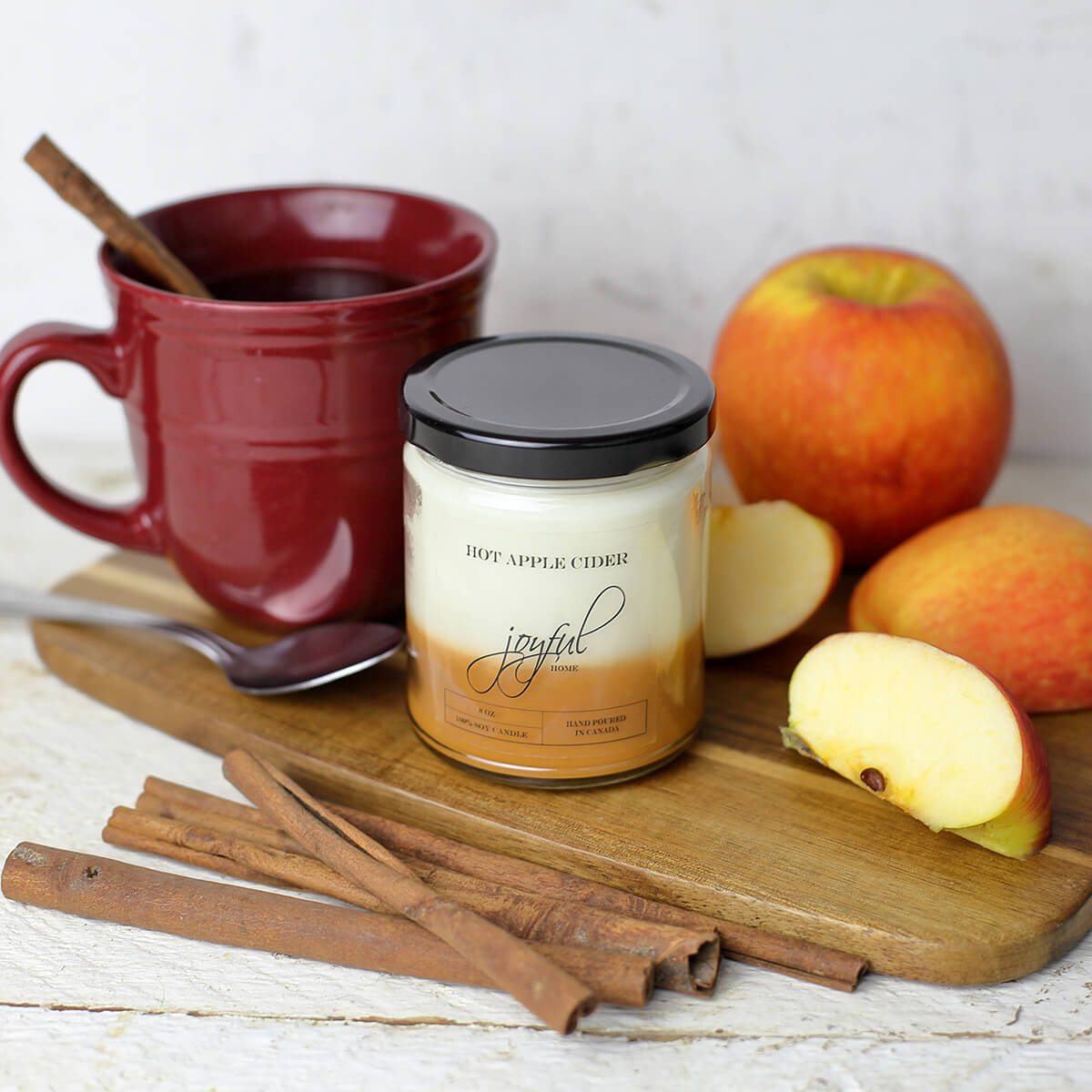 Hot Apple Cider 8oz Soy Wax Candle
