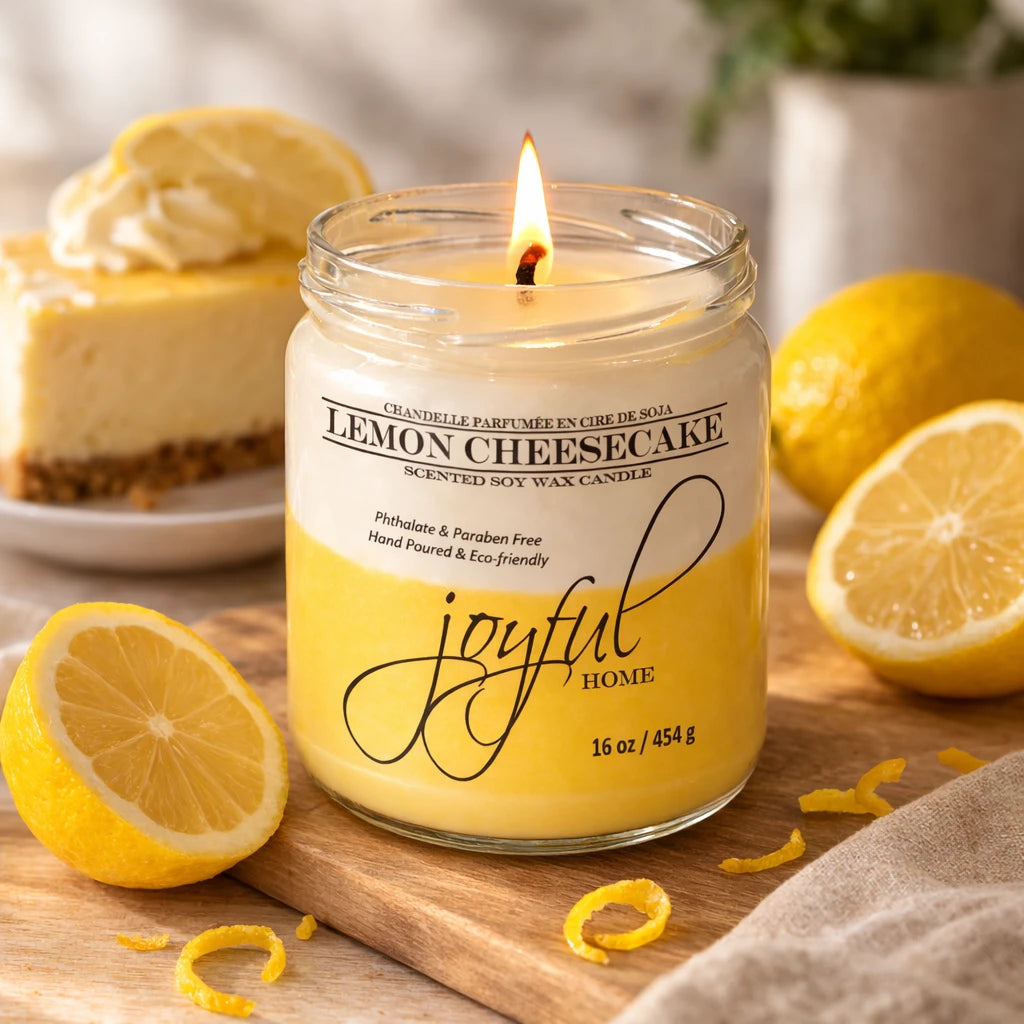Lemon Cheesecake Soy Wax Candle
