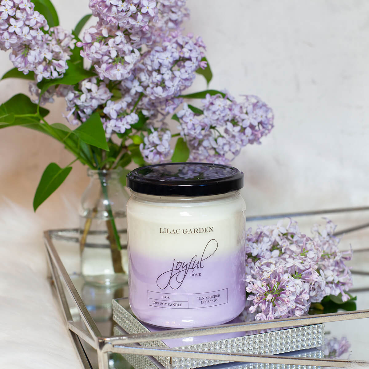 Lilac Garden 16oz Soy Wax Candle