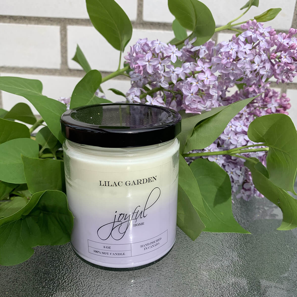 Lilac Garden 8oz Soy Wax Candle