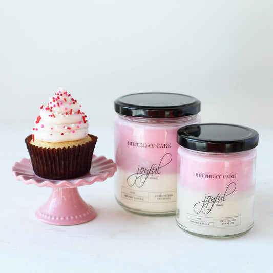 Birthday Cake 8oz & 16ozSoy Wax Candles
