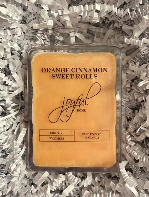 Orange Cinnamon Sweet Rolls Candles & Wax Melts