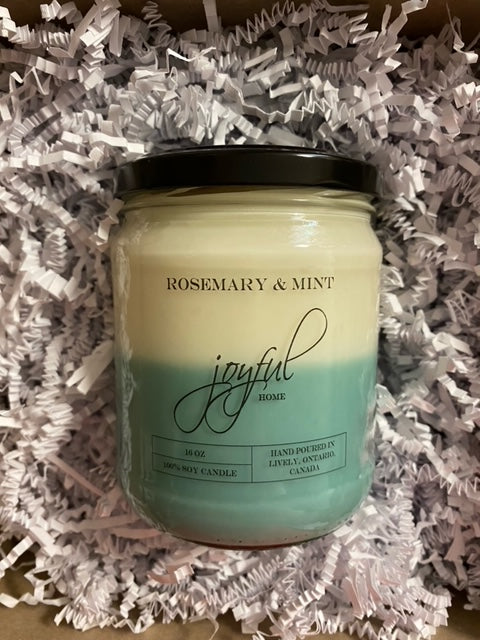Rosemary & Mint Soy Wax Candle & Melts