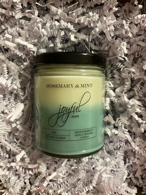 Rosemary & Mint Soy Wax Candle & Melts