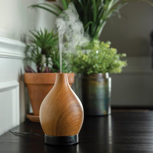 Woodgrain Vase Medium Premium Ultrasonic Diffuser