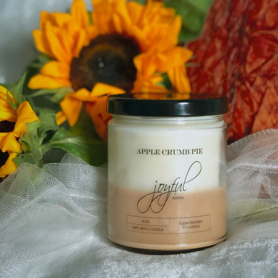 Apple Crumb Pie Soy Candle - Joyful Home Inc.