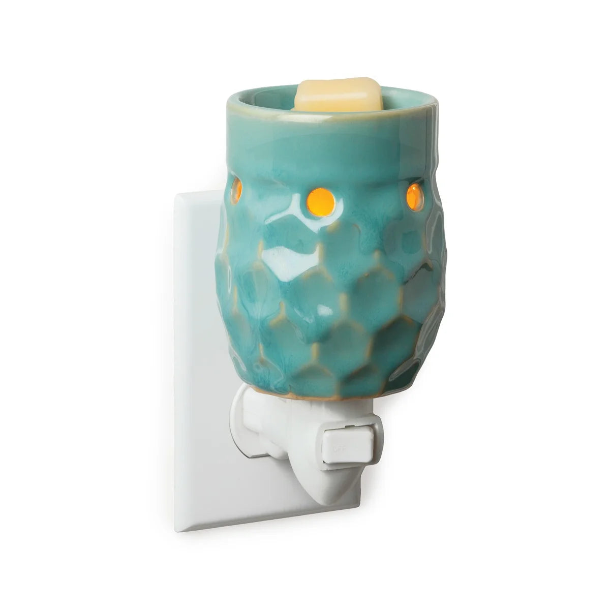 Honeycomb Turquoise Pluggable Wax Warmer