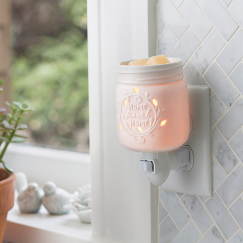 Mason Jar Pluggable Fragrance Warmer - Joyful Home Inc.