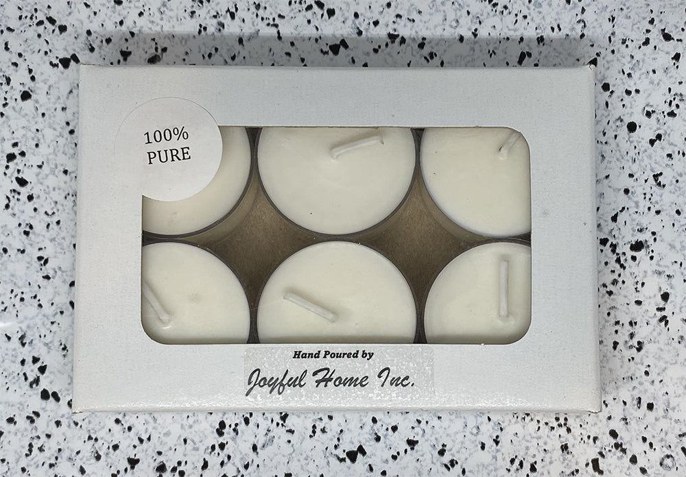 Pure All Natural Unscented Soy Wax Candles