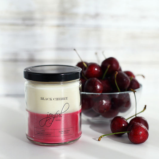 Black Cherry Soy Candle - Joyful Home Inc.