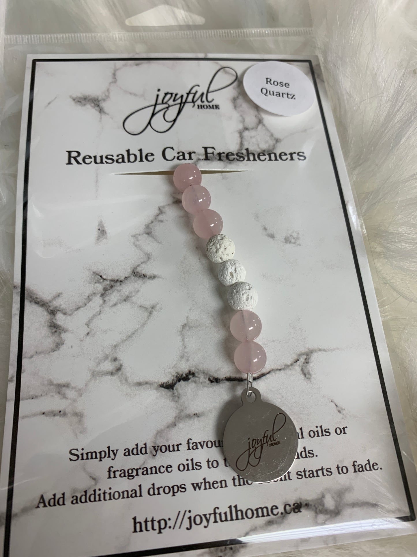 Reusable Car Fresheners with Lava Beads - Joyful Home Inc.