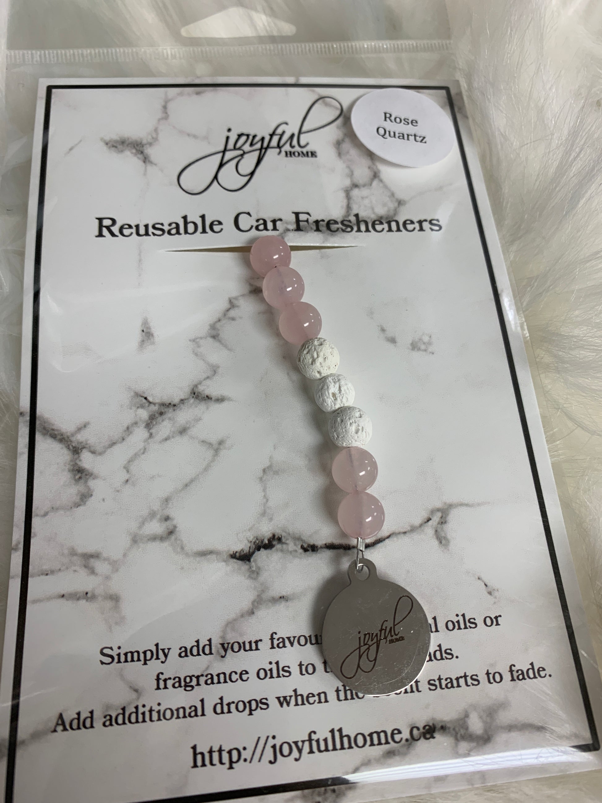 Reusable Car Fresheners with Lava Beads - Joyful Home Inc.