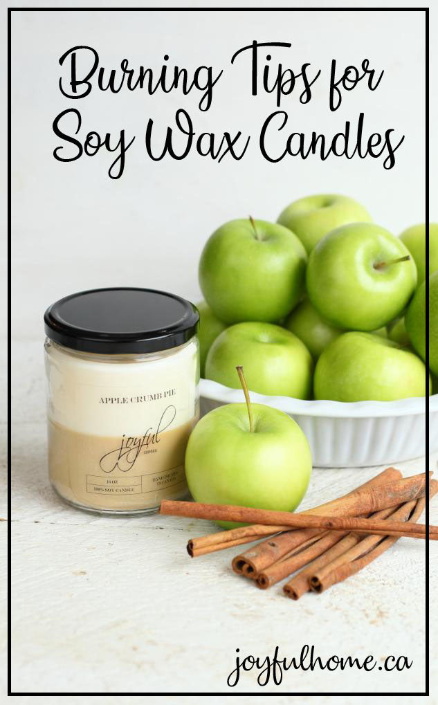 Burning Tips for Soy Wax Candles