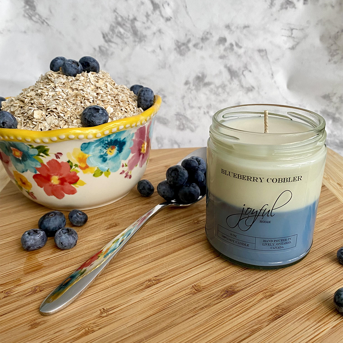 Blueberry Cobble 8oz Soy Wax Candle