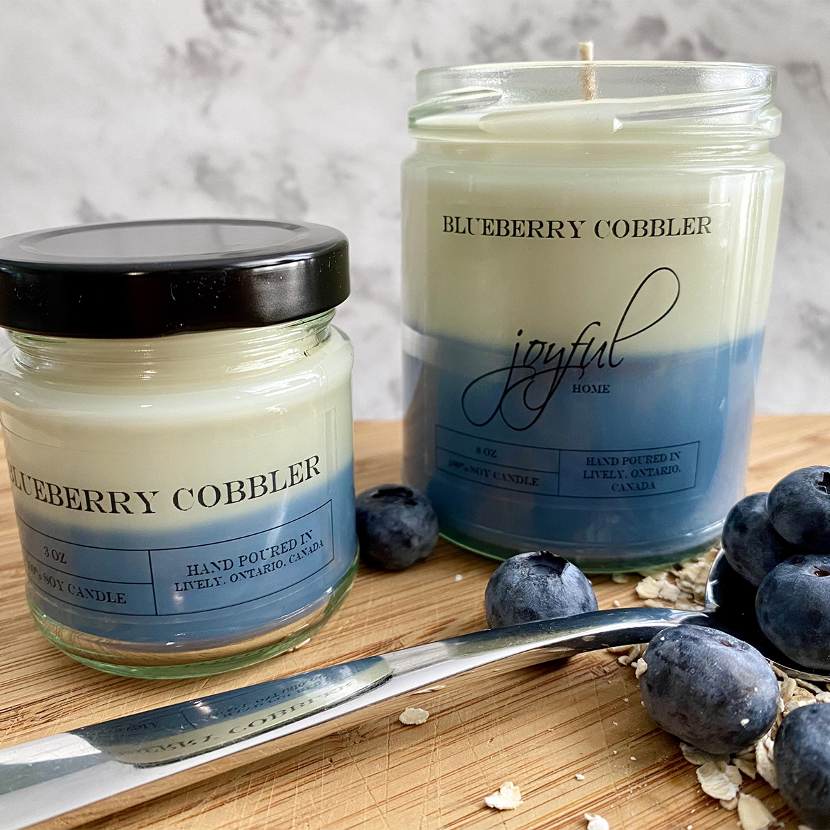 Blueberry Cobbler Soy Wax Candles & Soy Wax Melts