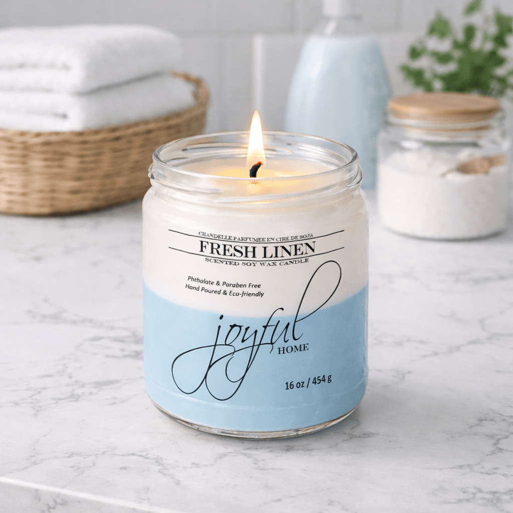 Fresh Linen Soy Wax Candle