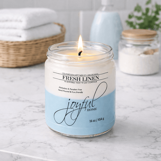 Fresh Linen Soy Wax Candle