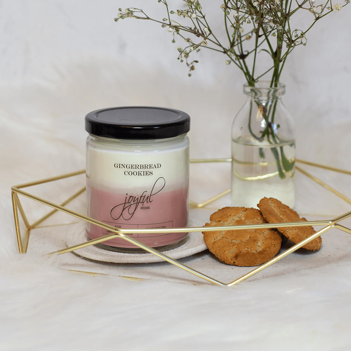 Gingerbread Cookies 8oz Soy Wax Candle