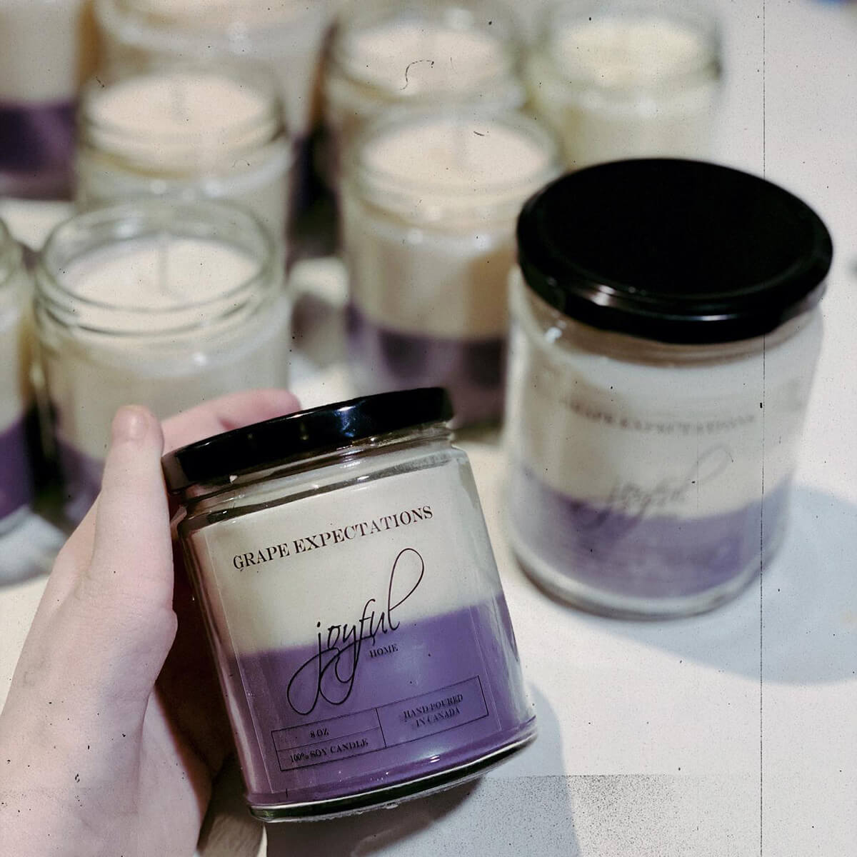 Grape Expectations 8oz Soy Wax Candle