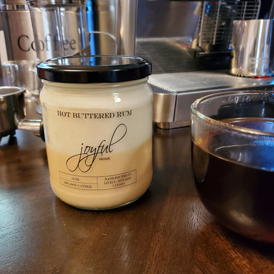 Hot Buttered Rum - Soy Wax Candle - 16oz