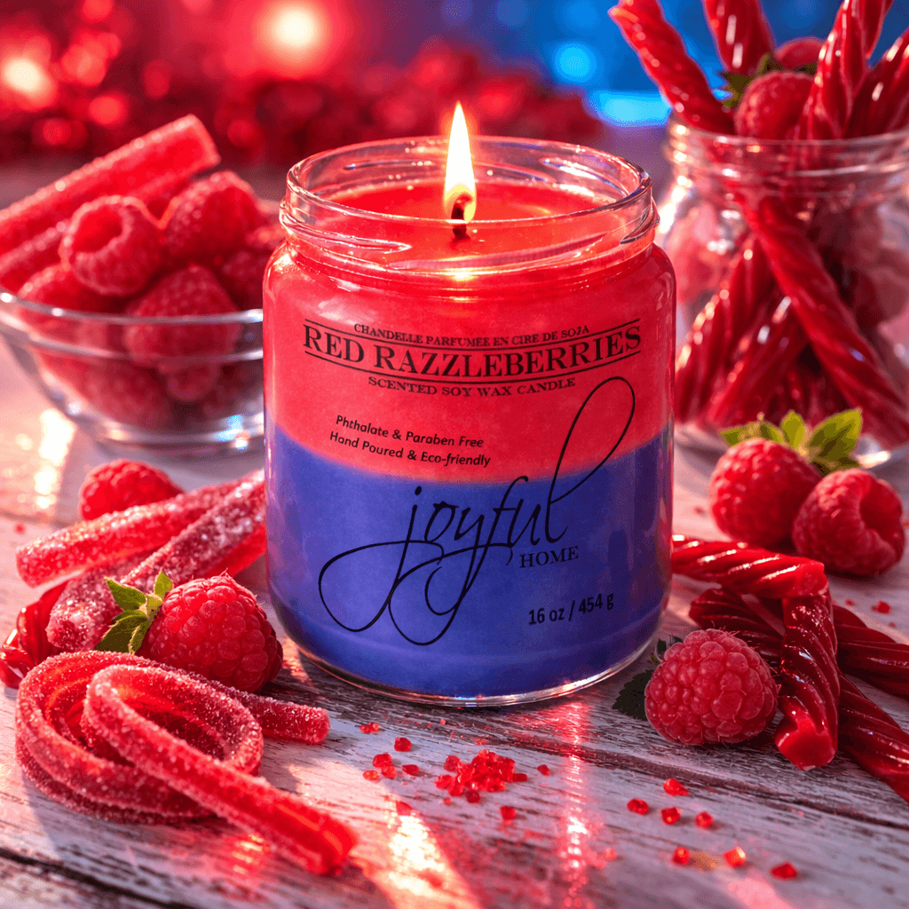 Red Razzleberries Soy Wax Candle