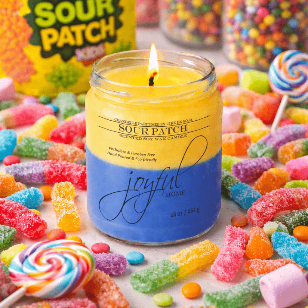 Sour Patch Soy Wax Candle