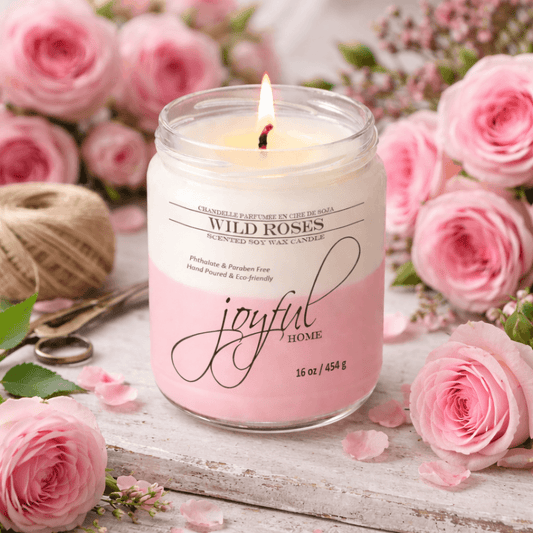 Wild Roses Soy Wax Candles & Melts