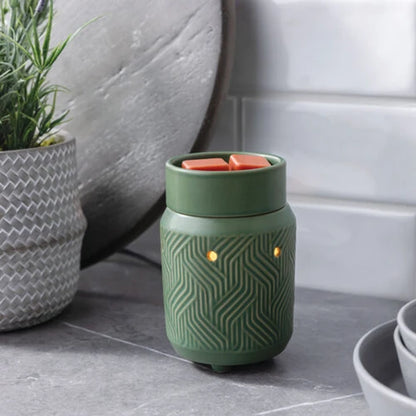 Candlewarmers Jade Midsize Illumination Wax Warmer 1