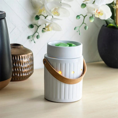Candlewarmers Leather Handle Illumination Wax Warmer 2