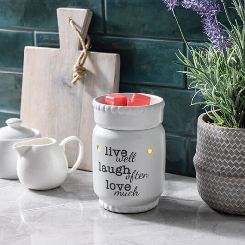 Candlewarmers Live Love Laugh Illumination Wax Warmer