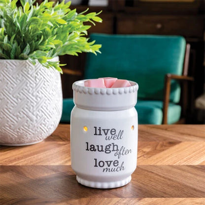 Candlewarmers Live Laugh Love Illumination Wax Warmer 2