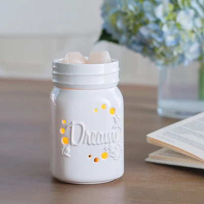 Candlewarmers Mason Jar Dream Midsize Wax Warmer