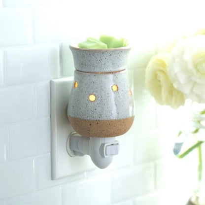 Candlewarmers Rustic White Pluggable Wax Warmer 2