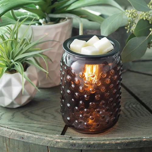 Candlewarmers Smokey Hobnail Illumination Wax Warmer 1