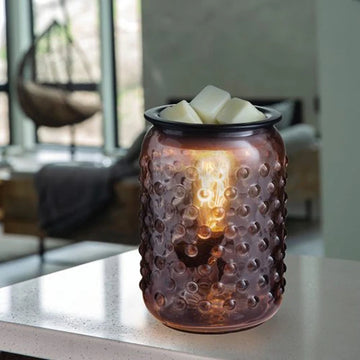 Candlewarmers Smokey Hobnail Illumination Wax Warmer 2