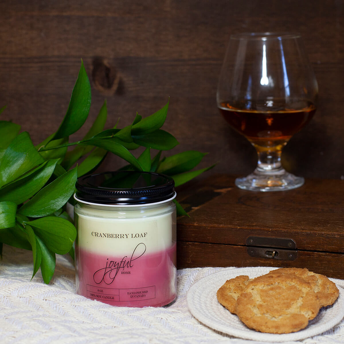 Cranberry Loaf 8oz Soy Wax Candle