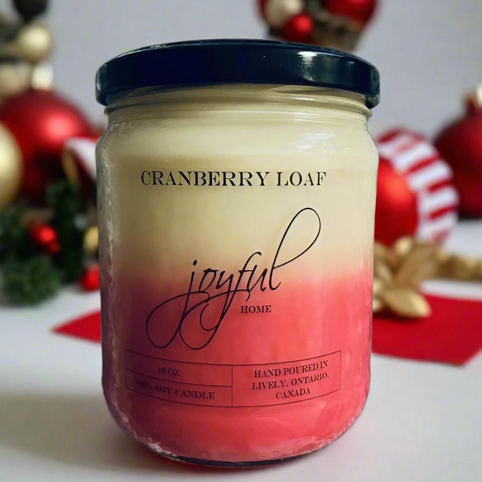 Cranberry Loaf Soy Wax Candle - 16 oz