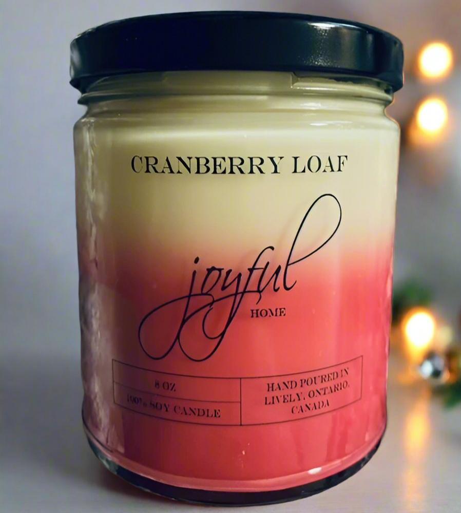 Cranberry Loaf Soy Wax Candle - 8 oz