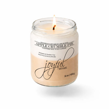 Joyful Home Apple Crumble Pie Soy Wax Candle 16oz