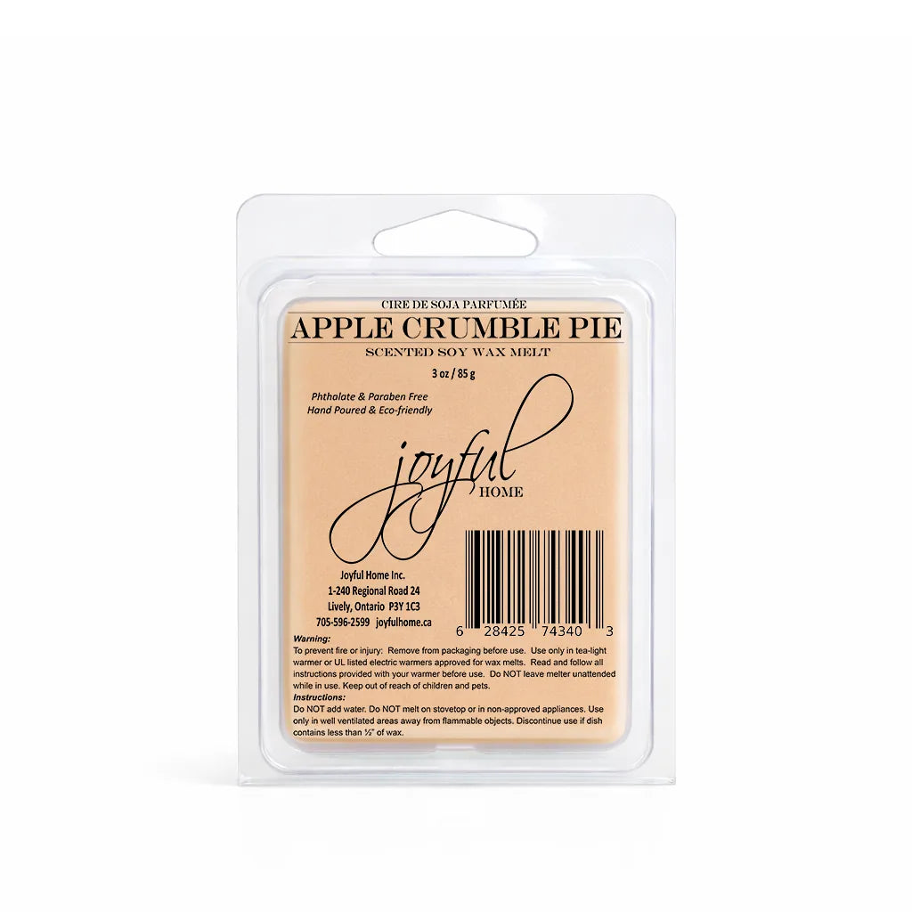 Joyful Home Apple Crumble Pie Soy Wax Melt