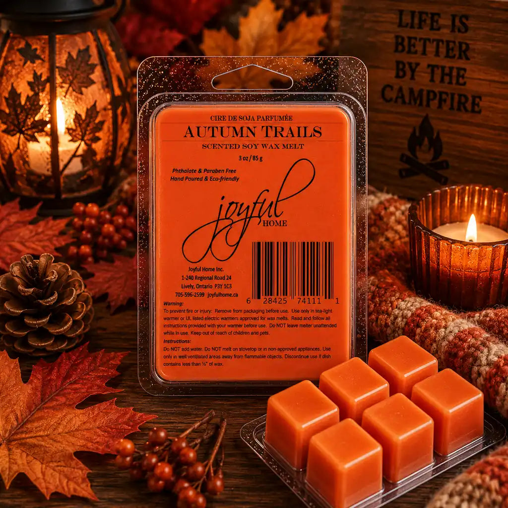 Joyful Home Autumn Trails Soy Wax Melt Scene