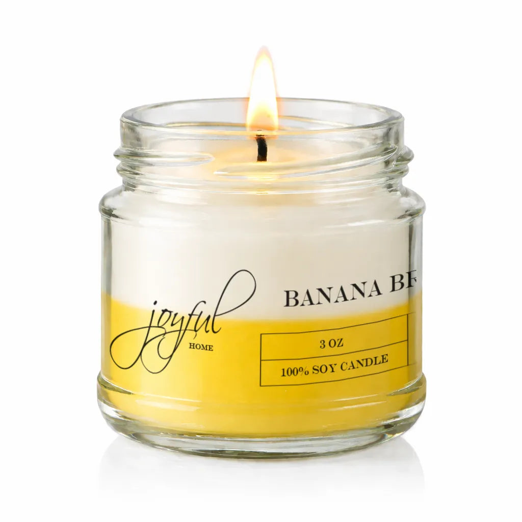 Joyful Home Banana Bread Soy Wax Candle 3oz
