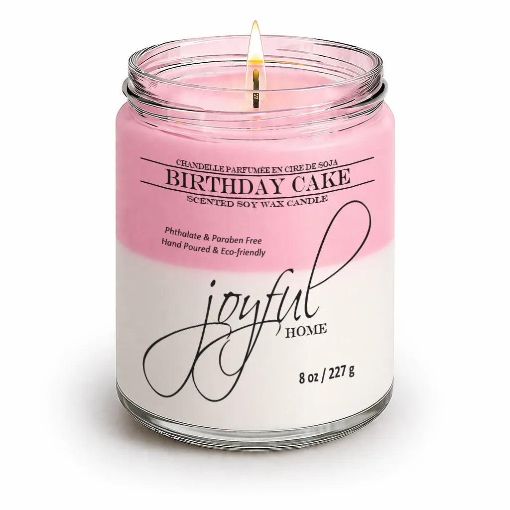 Joyful Home Birthday Cake Soy Wax Candle 8oz